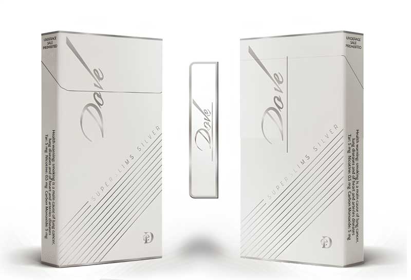 Купить оптом тонкие Dove Silver SuperSlims
